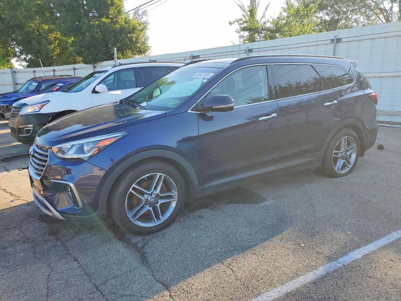 2017 Hyundai Santa Fe VIN KM8SRDHF3HU207593 — COPART salvage auction photo