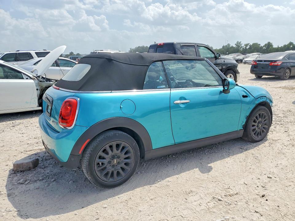 2019 Mini Cooper VIN WMWWG5C53K3H08495 COPART salvage auction — FRONT END, TX - SALVAGE VEHICLE TITLE, sold $4,000 on 2026-08-14 (photo 3)