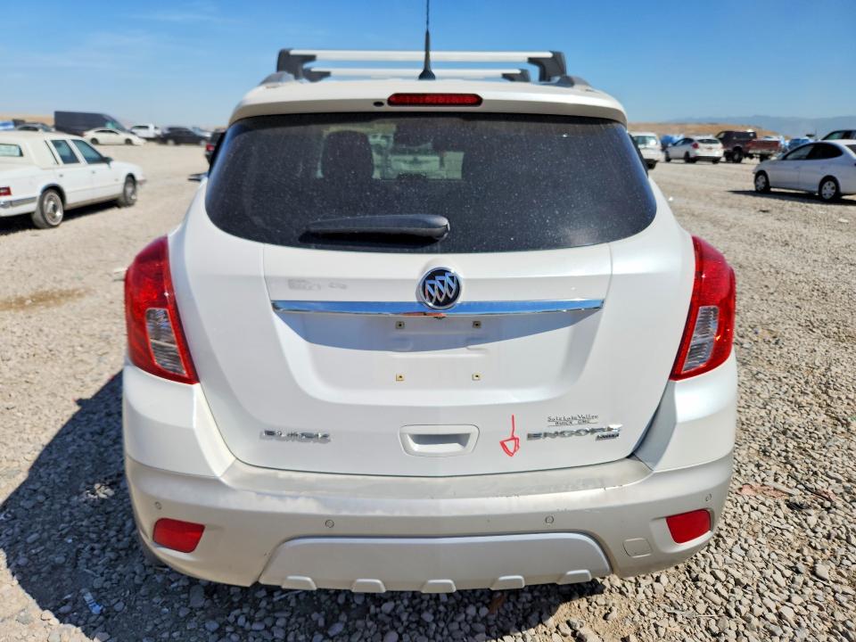 2013 Buick Encore VIN KL4CJHSBXDB124336 COPART salvage auction — FRONT END, Ut - Salvage Certificate, sold $1,050 on 2026-09-04 (photo 6)