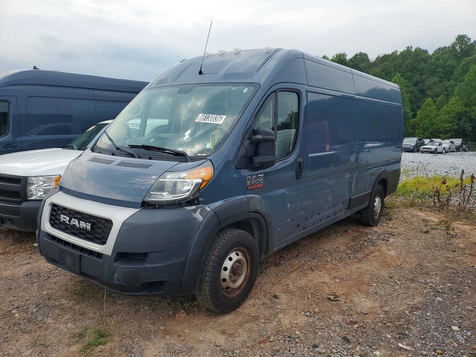 2020 Ram Promaster 3500 VIN 3C6URVJG8LE136928 — COPART salvage auction photo