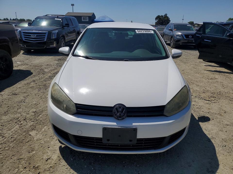 2010 Volkswagen Golf VIN WVWBA7AJ9AW125681 COPART salvage auction — ALL OVER, CO - DIS/DLR/EXP ONLY CLEAN TITLE, sold $250 on 2026-08-11 (photo 5)
