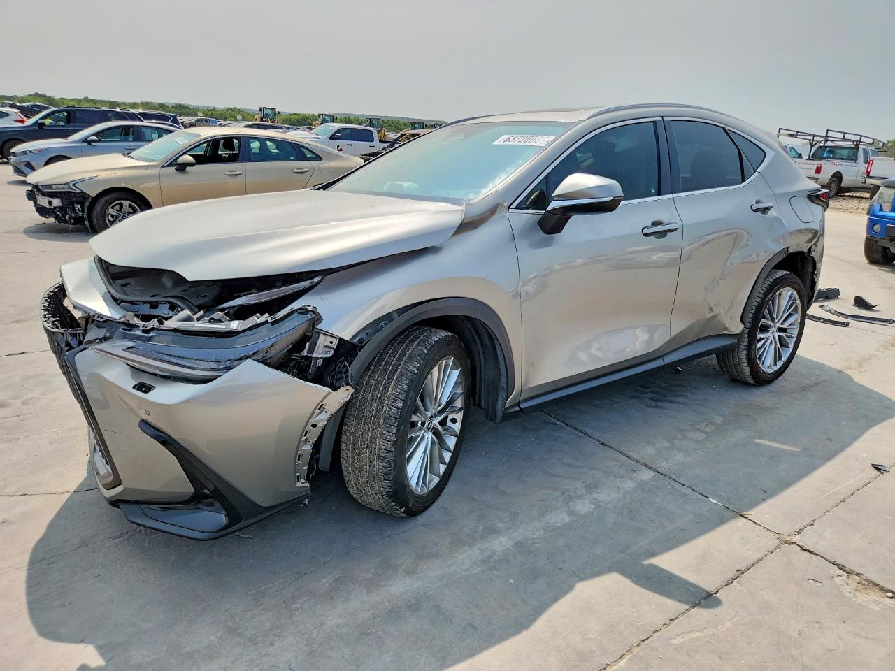 2025 Lexus NX 350 VIN 2T2HGCEZ3SC070751 — COPART salvage auction photo