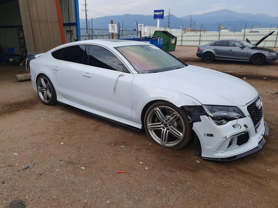 2014 Audi S7 VIN WUAW2BFC1EN901229 COPART salvage auction — FRONT END, Co - Salvage Title, sold $15,600 on 2026-08-24 (photo 4)