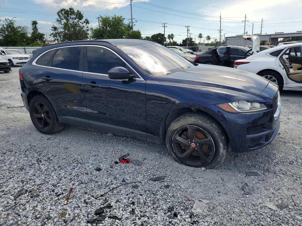 2019 Jaguar F-pace VIN SADCJ2FX9KA395324 COPART salvage auction — FRONT END, Fl - Certificate Of Title (P), sold $375 on 2026-09-08 (photo 4)