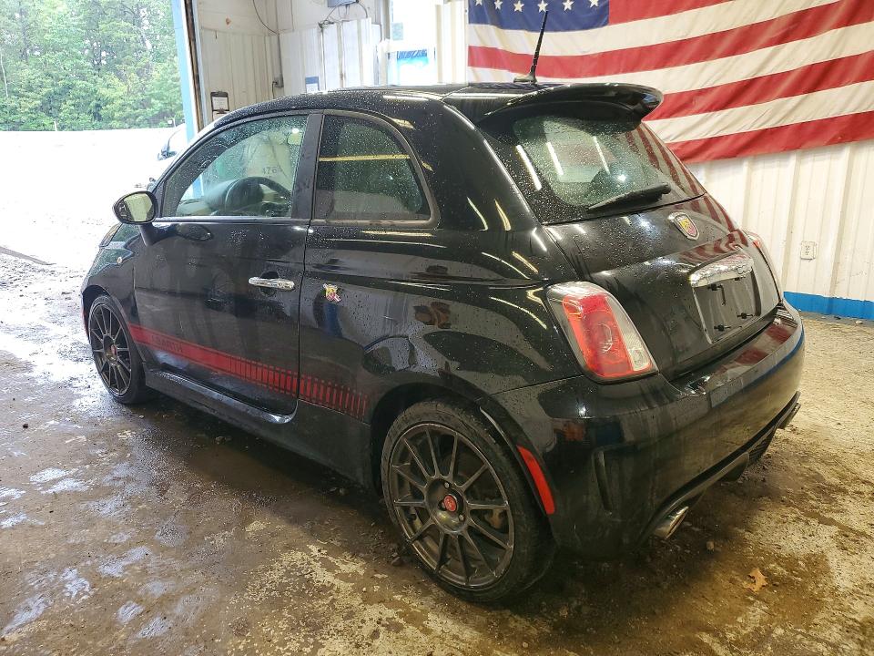 2015 Fiat 500 VIN 3C3CFFFH7FT501740 COPART salvage auction — FRONT END, ID - SALVAGE CERTIFICATE OF TITLE, sold $900 on 2026-08-13 (photo 2)