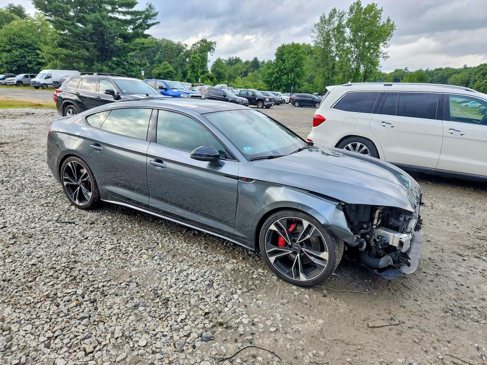 2022 Audi S5 VIN WAUC4CF56NA034416 COPART salvage auction — FRONT END, Ma - Cert Of Title-Salvage, sold $15,300 on 2026-08-06 (photo 4)
