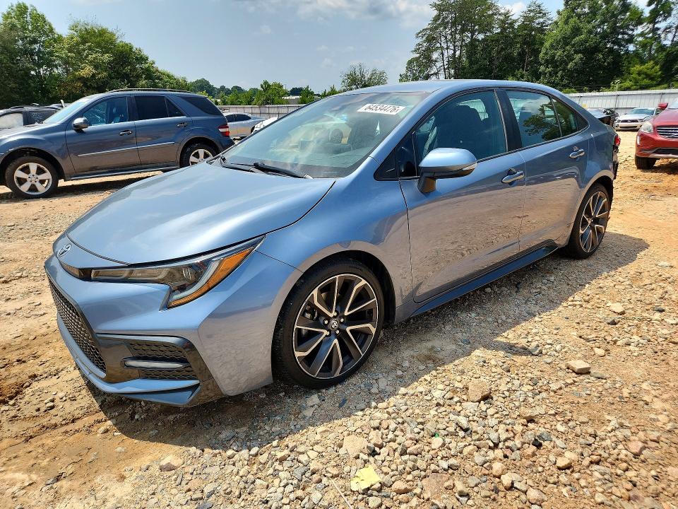 2021 Toyota Corolla VIN 5YFS4MCE5MP062128 — COPART salvage auction photo