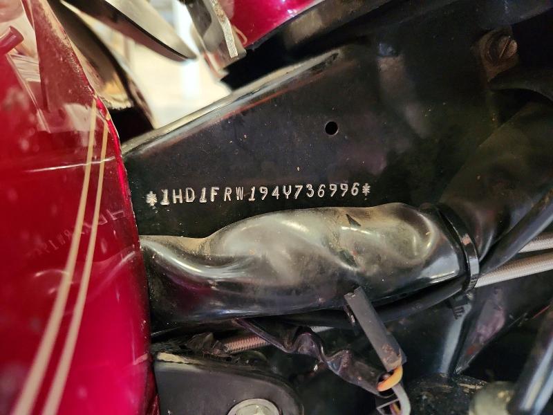 2004 Harley-davidson Flhrci VIN 1HD1FRW194Y736996 COPART salvage auction — FRONT END, Mn - Cert Of Title-Prior Salvage, sold $575 on 2026-09-21 (photo 9)