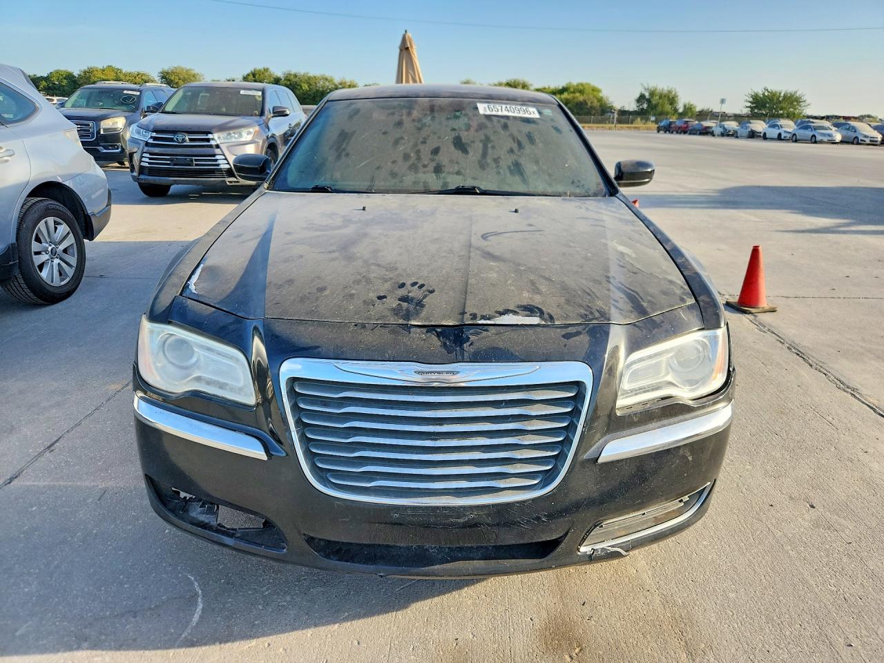 2013 Chrysler 300 VIN 2C3CCABGXDH658645 COPART salvage auction — Rear End, TX - BONDED REBUILT SALVAGE (P), sold $1,050 on 2026-09-02 (photo 5)