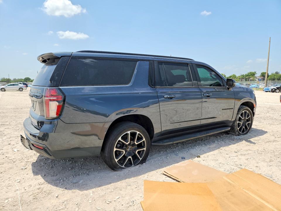 2021 Chevrolet Suburban VIN 1GNSCEKD7MR216787 COPART salvage auction — MINOR DENT/SCRATCHES, Va - Certificate Of Title, sold $18,500 on 2026-08-31 (photo 3)