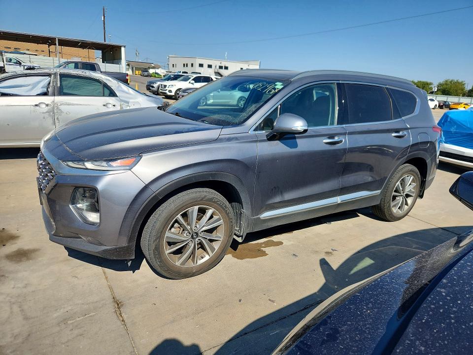 2019 Hyundai Santa fe VIN 5NMS53AD0KH126021 — COPART salvage auction photo