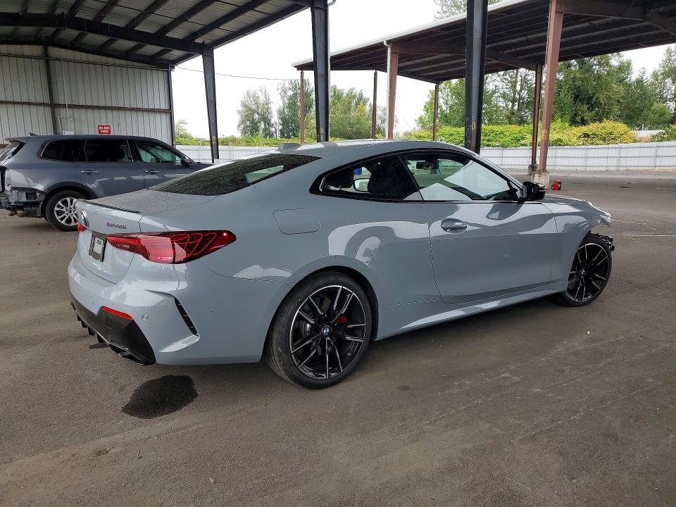 2027 BMW 4er VIN WBA83DA03VCY25498 COPART salvage auction — FRONT END, Or - Certificate Of Title, sold $9,200 on 2026-08-31 (photo 3)