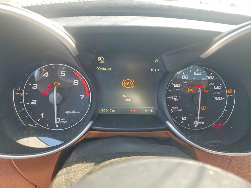 2019 Alfa romeo Giulia VIN ZARFAMBN1K7622839 COPART salvage auction — ALL OVER, WV - CERTIFICATE OF TITLE, sold $1,800 on 2026-08-17 (photo 9)