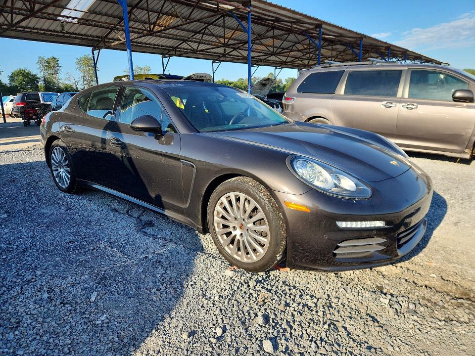 2014 Porsche Panamera VIN WP0AA2A77EL007123 COPART salvage auction — FRONT END, GA - CERT OF TITLE-SALVAGE, sold $7,100 on 2026-10-01 (photo 4)