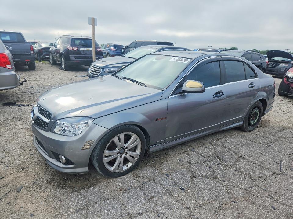 2009 Mercedes-benz C class VIN WDDGF56X19R052900 COPART salvage auction — NORMAL WEAR, IN - CERT OF TITLE - REBUILT VEHICL, sold $400 on 2026-08-07 (photo 1)