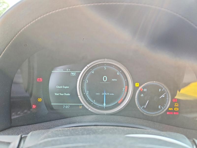 2019 Lexus Gs VIN JTHCZ1BL8KA011355 COPART salvage auction — WATER/FLOOD, Nj - Cert Of Title-Salvage Flood, sold $16,900 on 2026-08-26 (photo 9)