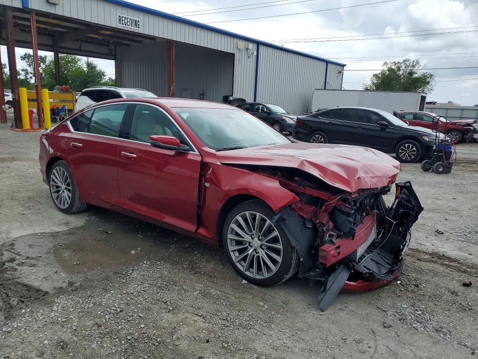 2024 Cadillac Ct5 VIN 1G6DN5RK8R0130869 COPART salvage auction — FRONT END, FL - CERTIFICATE OF DESTRUCTION, sold $3,600 on 2026-09-18 (photo 4)