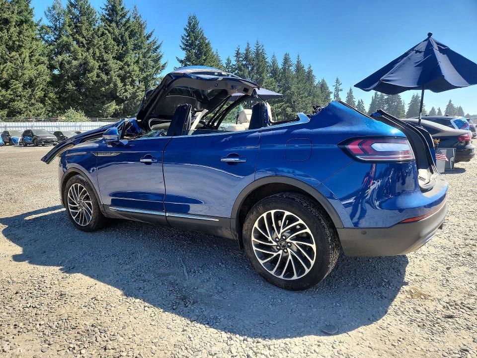 2020 Lincoln Nautilus VIN 2LMPJ8KP6LBL03890 COPART salvage auction — ALL OVER, WA - BILL OF SALE, sold $525 on 2026-09-25 (photo 2)