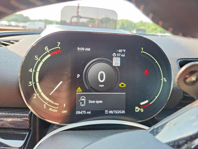 2021 Mini Cooper VIN WMWXJ1C02M2P46020 COPART salvage auction — FRONT END, Ct - Cert Of Title-Salvage, sold $3,300 on 2026-08-20 (photo 9)