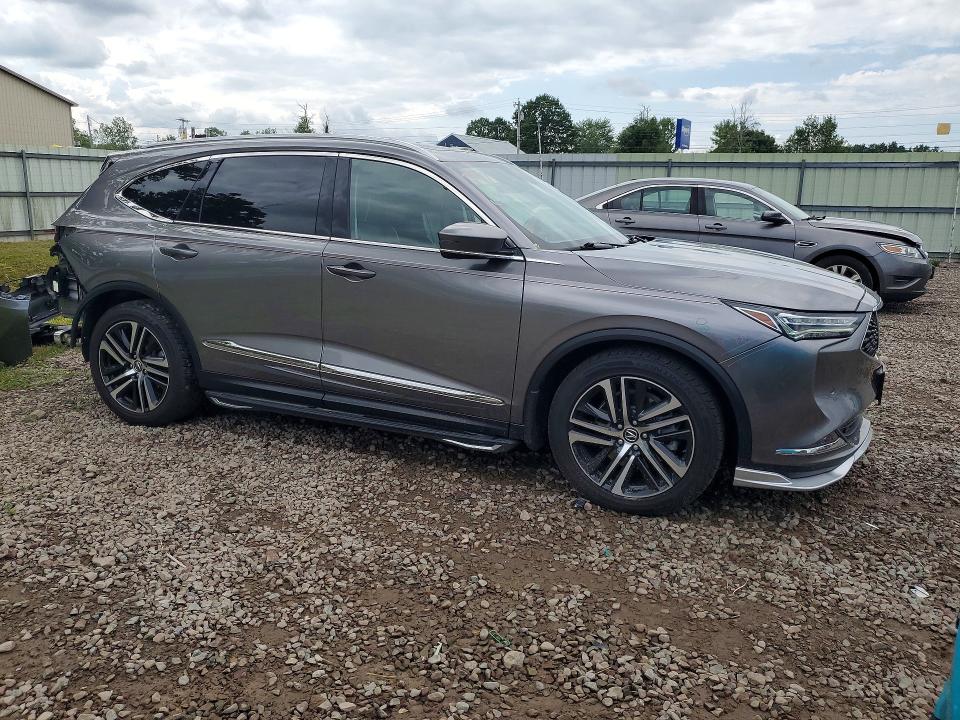 2022 Acura Mdx VIN 5J8YE1H88NL003806 COPART salvage auction — REAR END, Ny - Mv-907A Salvage Certificate, sold $7,600 on 2026-08-24 (photo 4)