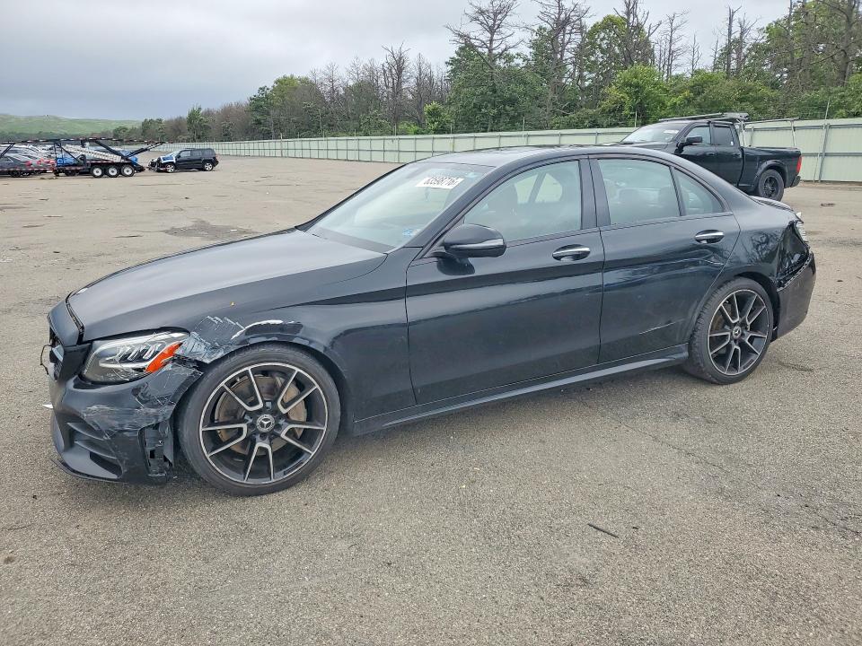 2019 Mercedes-benz C-klasse VIN 55SWF8DB0KU316911 — COPART salvage auction photo