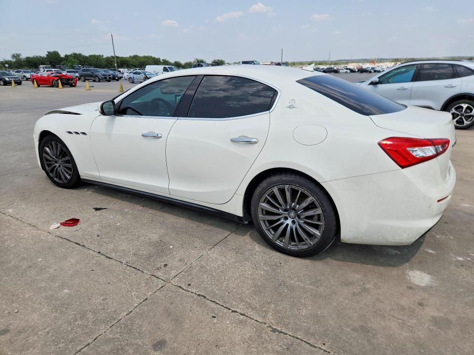 2020 Maserati Ghibli VIN ZAM57XSA7L1344418 COPART salvage auction — FRONT END, Tx - Salvage Vehicle Title, sold $4,650 on 2026-08-17 (photo 2)