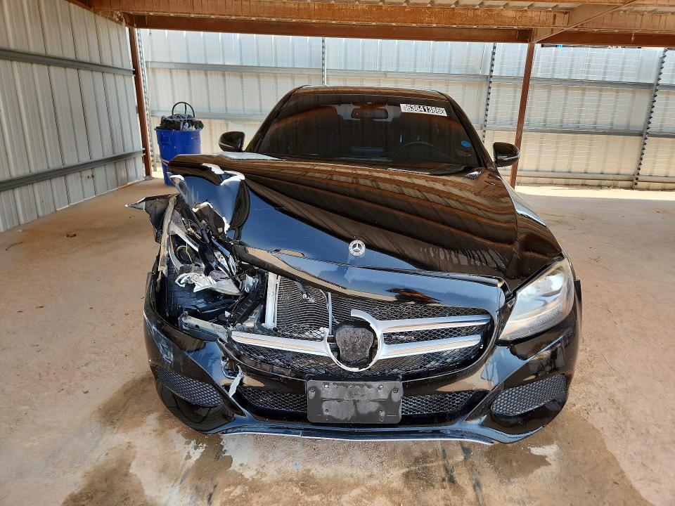 2018 Mercedes-benz C-klasse VIN WDDWF4KB4JR411936 COPART salvage auction — FRONT END, Tx - Certificate Of Title, sold $2,900 on 2026-08-20 (photo 5)