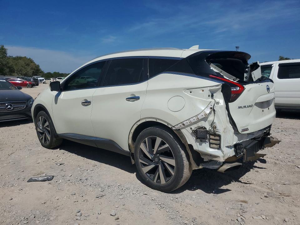 2022 Nissan Murano VIN 5N1AZ2CJ5NC123711 COPART salvage auction — REAR END, Ok - Cert Of Title-Salvage, sold $8,500 on 2026-10-01 (photo 2)