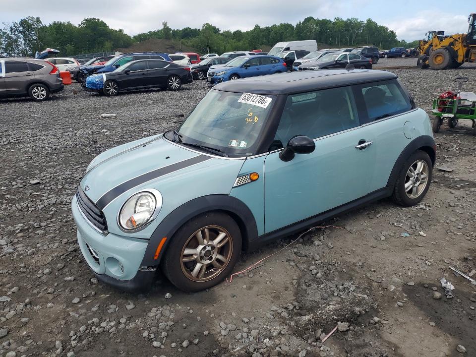 2012 Mini Cooper VIN WMWSU3C51CT255682 COPART salvage auction — WATER/FLOOD, Pa - Certificate Of Salvage, sold $100 on 2026-09-02 (photo 1)
