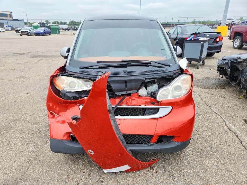 2008 Smart Fortwo VIN WMEEJ31X58K100404 COPART salvage auction — FRONT END, OH - CERT OF TITLE-SALVAGE, sold $100 on 2026-08-21 (photo 5)