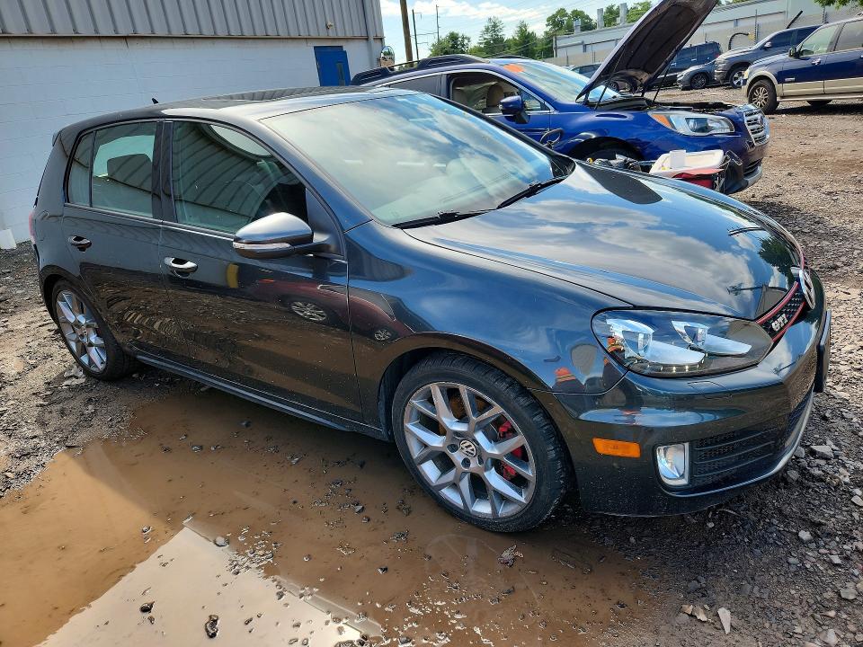 2013 Volkswagen Gti VIN WVWHD7AJ5DW133007 COPART salvage auction — REAR END, Pa - Certificate Of Salvage, sold $2,750 on 2026-08-17 (photo 4)