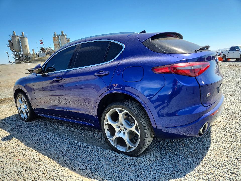2021 Alfa romeo Stelvio VIN ZASPAKBN1M7D25180 COPART salvage auction — FRONT END, Ca - Salvage Certificate, sold $7,100 on 2026-09-11 (photo 2)