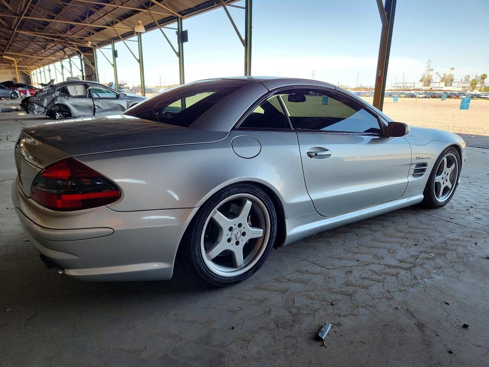 2004 Mercedes-benz Sl-class VIN WDBSK74F84F066596 COPART salvage auction — NORMAL WEAR, CA - CERTIFICATE OF TITLE (P), sold $10,700 on 2026-08-17 (photo 3)