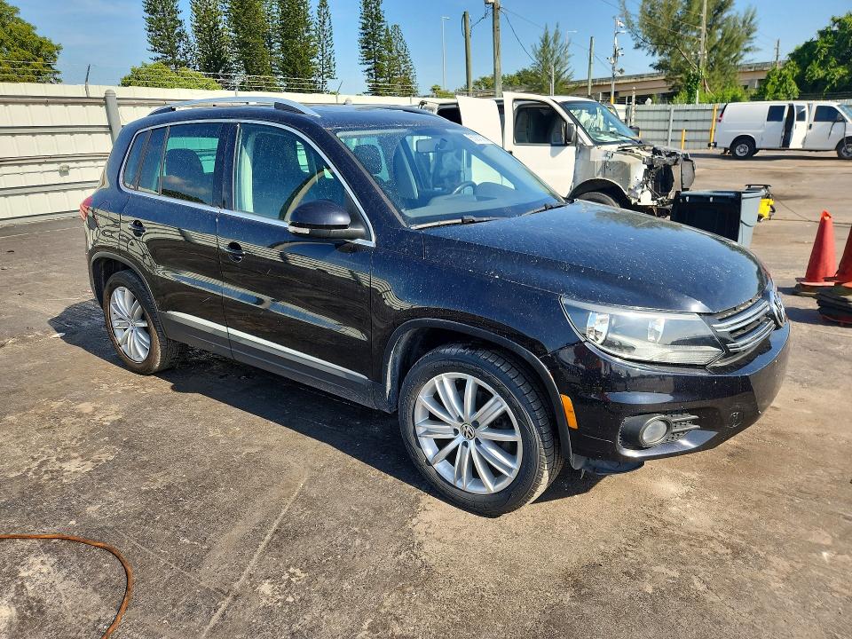 2013 Volkswagen Tiguan VIN WVGAV3AX8DW600900 COPART salvage auction — FRONT END, FL - CERTIFICATE OF TITLE, sold $1,050 on 2026-08-17 (photo 4)