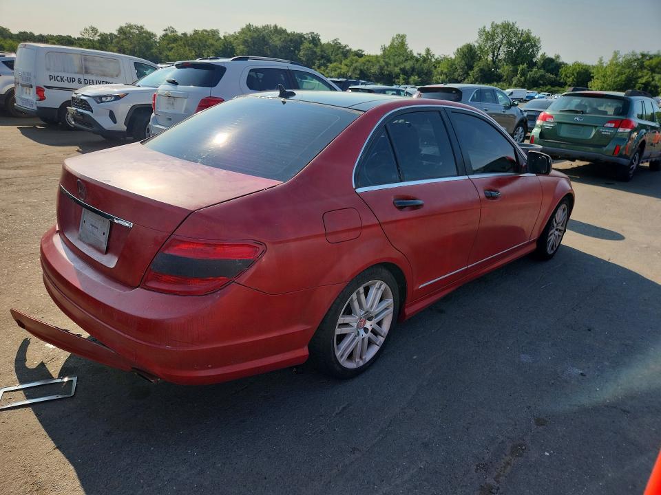 2008 Mercedes-benz C class VIN WDDGF81X58F156542 COPART salvage auction — REAR END, CT - CERT OF TITLE-SALVAGE, sold $525 on 2026-08-14 (photo 3)