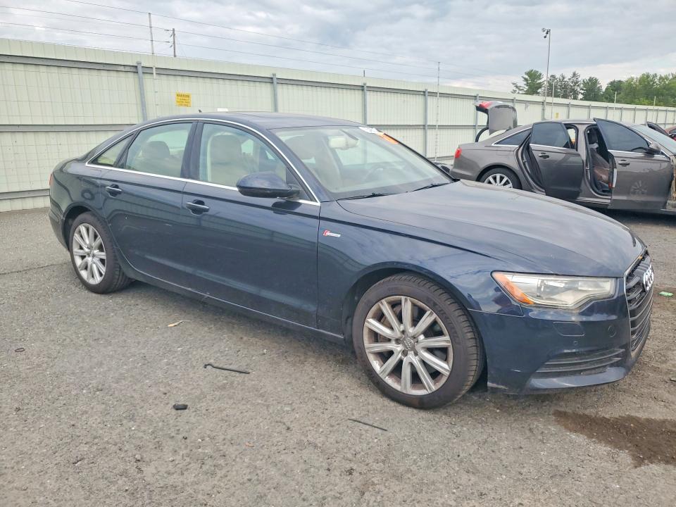 2014 Audi A6 VIN WAUFGAFC1EN051270 COPART salvage auction — MECHANICAL, Pa - Certificate Of Salvage, sold $1,800 on 2026-09-04 (photo 4)