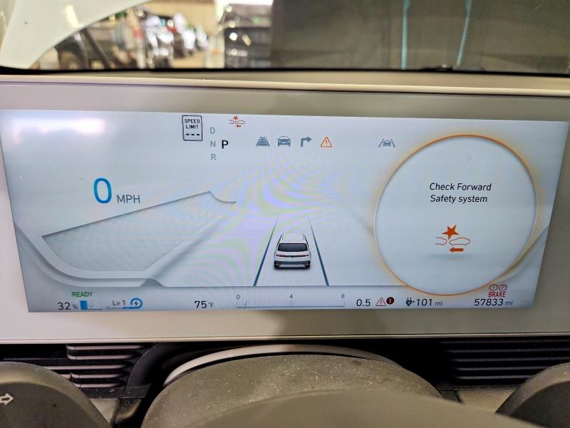 2022 Hyundai Ioniq 5 VIN KM8KMDAF7NU086796 COPART salvage auction — FRONT END, RI - CERTIFICATE OF TITLE (P), sold $15,000 on 2026-09-24 (photo 9)