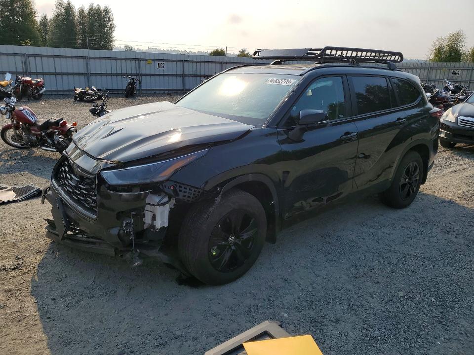2025 Toyota Highlander VIN 5TDKBRCH7SS675000 — COPART salvage auction photo