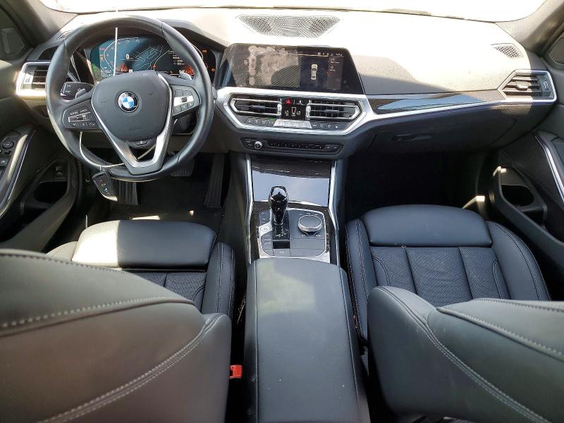 2022 BMW 3er VIN 3MW5R1J04N8C43434 COPART salvage auction — REAR END, CA - SALVAGE CERTIFICATE, sold $14,300 on 2026-08-24 (photo 8)