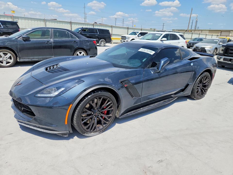 2019 Chevrolet Corvette VIN 1G1YP2D60K5604249 — COPART salvage auction photo