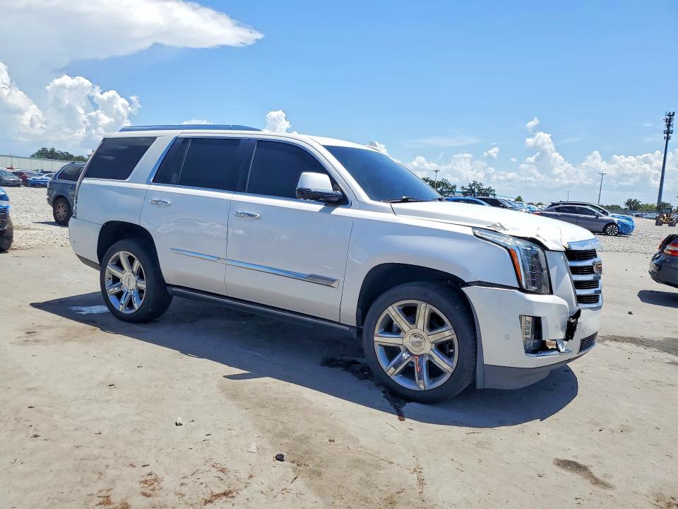 2018 Cadillac Escalade VIN 1GYS3CKJ8JR256997 COPART salvage auction — FRONT END, Fl - Certificate Of Title (P), sold $14,500 on 2026-09-19 (photo 4)