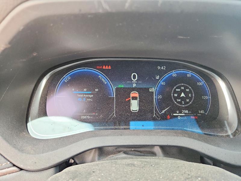 2024 Toyota Venza VIN JTEAAAAH5RJ175133 COPART salvage auction — HAIL, Wi - Cert Of Title-Claim Paid, sold $18,400 on 2026-08-24 (photo 9)