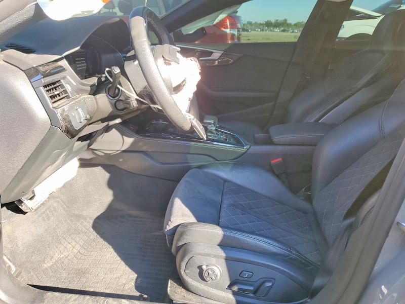 2022 Audi S5 VIN WAUC4CF55NA034715 COPART salvage auction — FRONT END, Mi - Dis/Dlr/Exp Only Salvage Title, sold $8,600 on 2026-08-14 (photo 7)