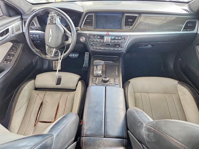 2018 Genesis G80 VIN KMHGN4JB7JU240787 COPART salvage auction — FRONT END, Ca - Salvage Certificate, sold $2,250 on 2026-10-01 (photo 8)