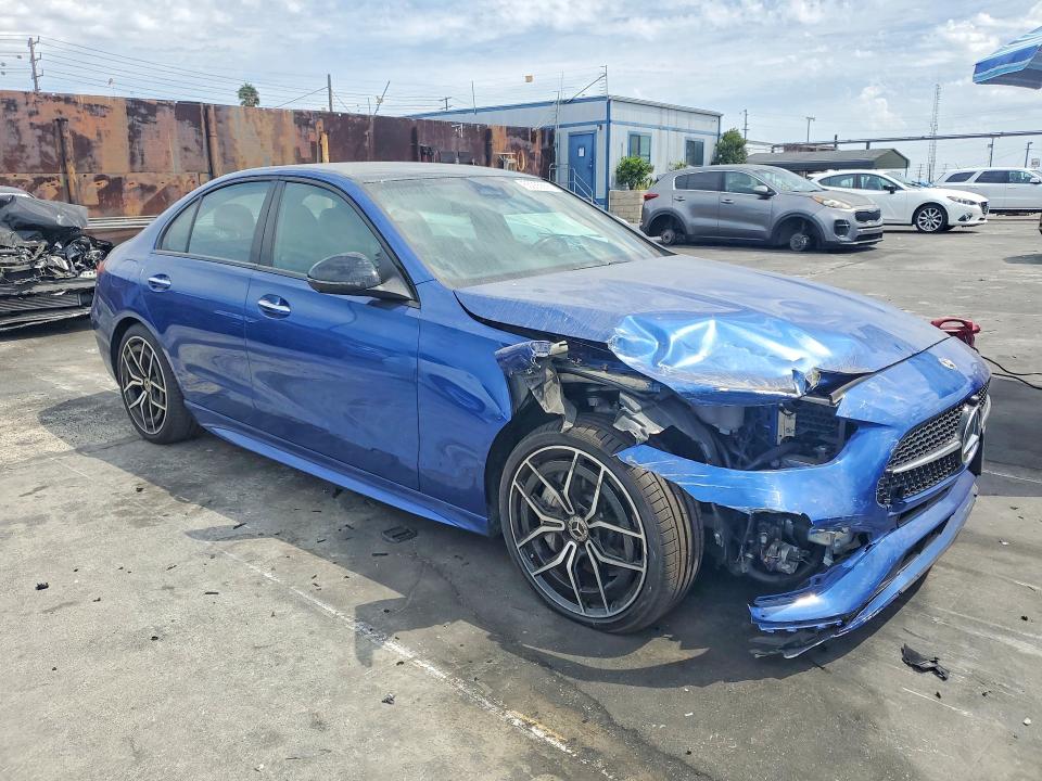 2023 Mercedes-benz C-klasse VIN W1KAF4GB4PR104634 COPART salvage auction — FRONT END, Ca - Salvage Certificate, sold $16,200 on 2026-09-02 (photo 4)