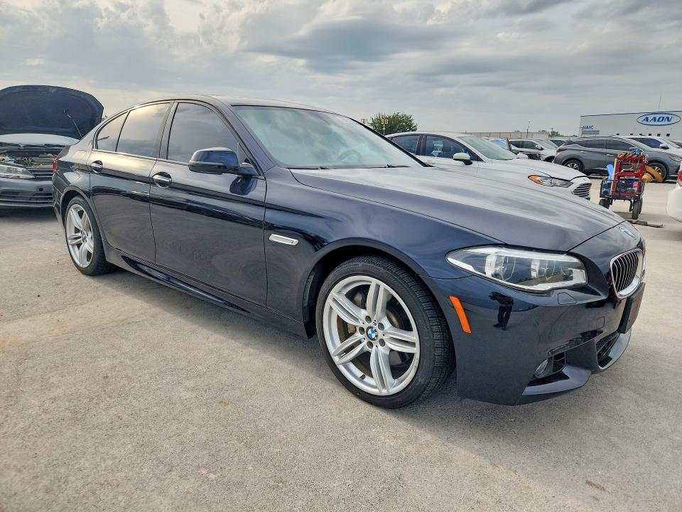 2016 BMW 5er VIN WBA5B3C56GD549355 COPART salvage auction — HAIL, Ok - Cert Of Title-Salvage, sold $6,600 on 2026-08-21 (photo 4)