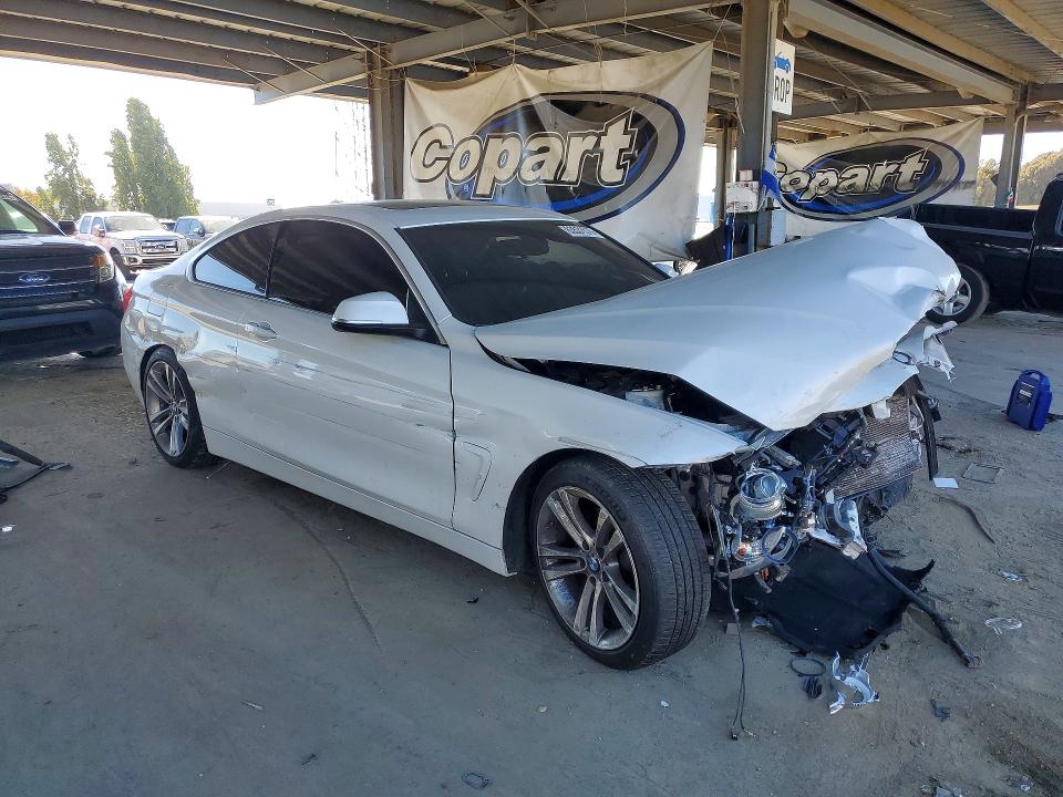 2016 BMW 4 series VIN WBA3N7C55GK227470 COPART salvage auction — FRONT END, Ca - Salvage Certificate, sold $725 on 2026-08-20 (photo 4)