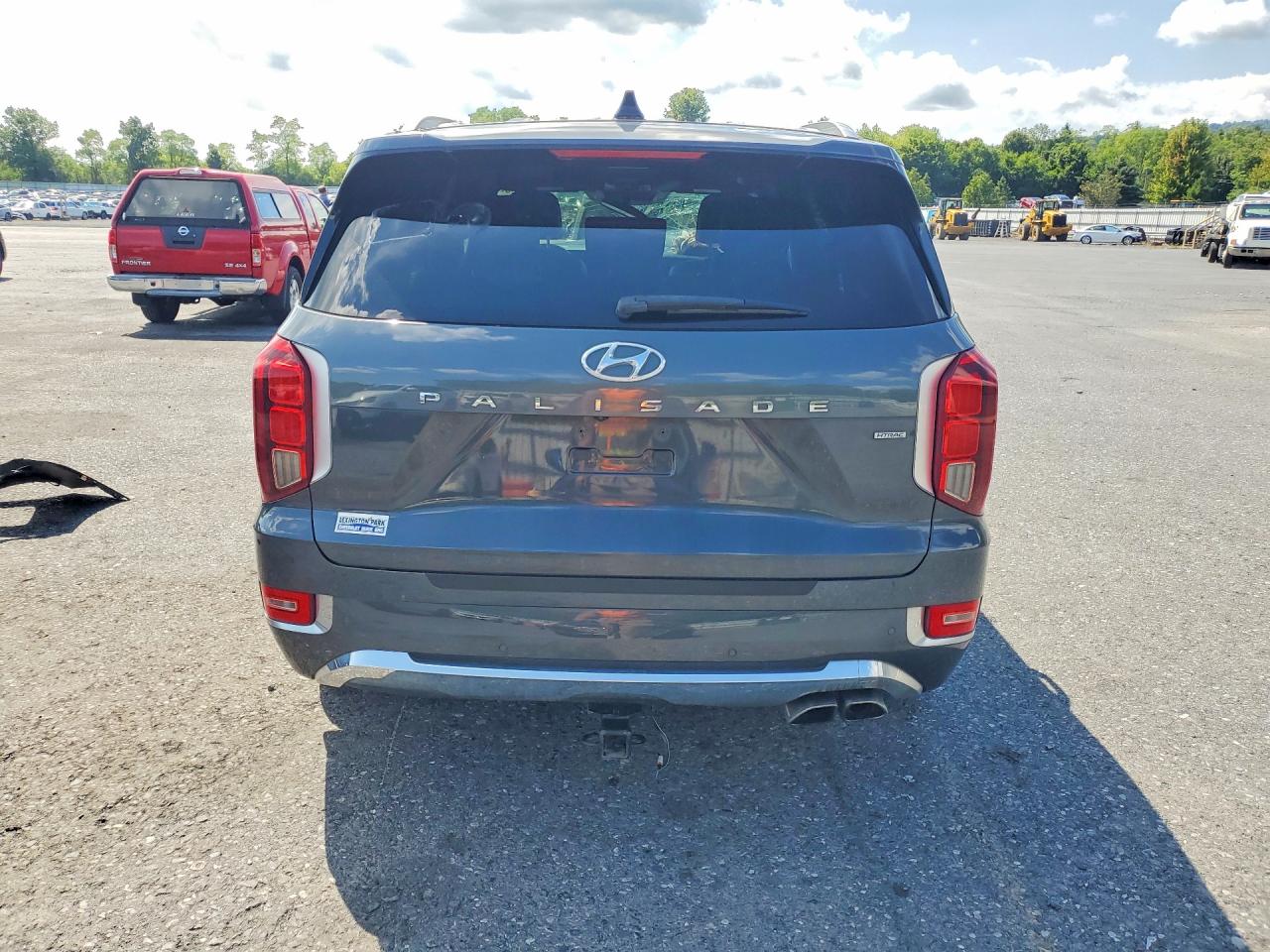 2020 Hyundai Palisade VIN KM8R5DHE6LU076041 COPART salvage auction — Front End, VA - CERTIFICATE OF TITLE, sold $4,600 on 2026-09-11 (photo 6)