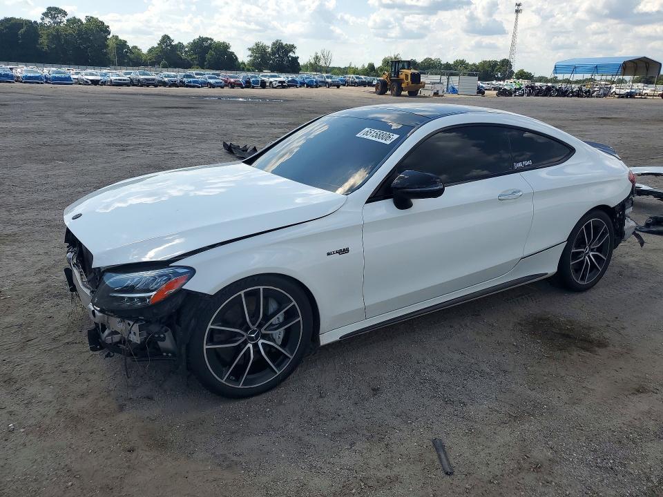 2021 Mercedes-benz C-klasse amg VIN W1KWJ6EB0MG080181 — COPART salvage auction photo