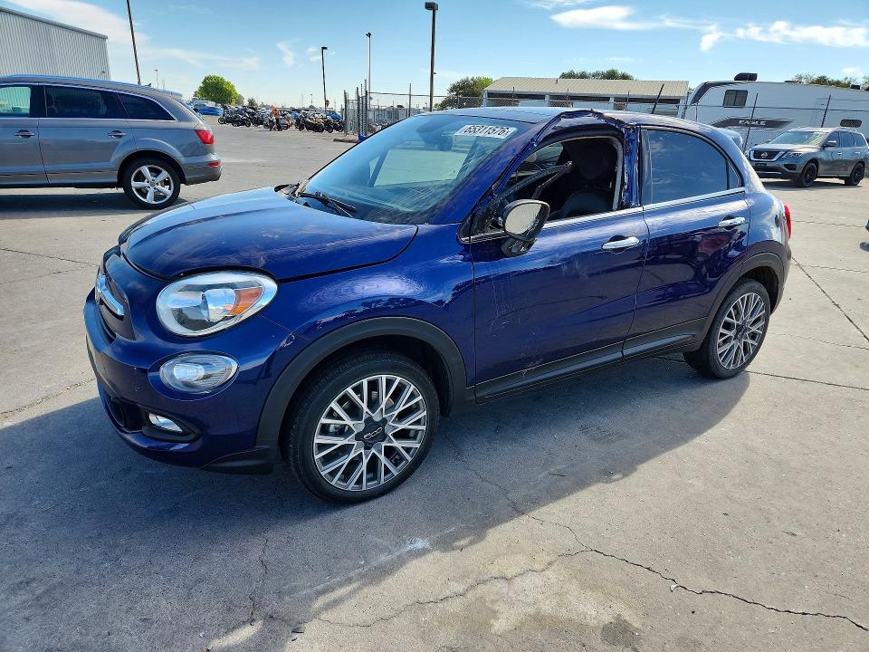 2017 Fiat 500 VIN ZFBCFYDB1HP616995 COPART salvage auction — ALL OVER, CA - SALVAGE CERTIFICATE, sold $225 on 2026-09-18 (photo 1)